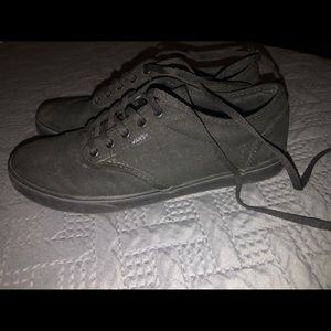 Vans size 7.5 all black
